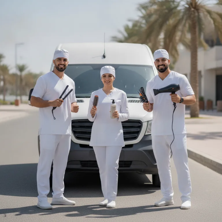 علاج الكيراتين فريق في مجمع دبي للاستثمار